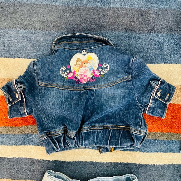 Kid size 6 Designer Denim Collection CK Gap Levi’s Disney Princess Jaacket - Picture 2 of 11